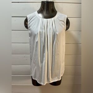 MAX VOLMÁRY  White Sleeveless Blouse – Size 8